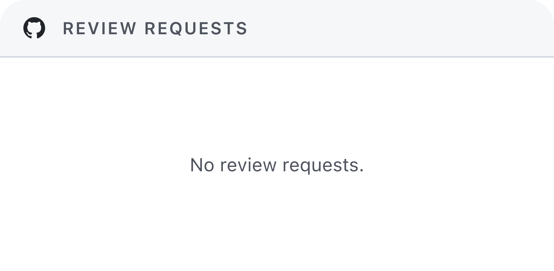 Review Requests wide preview